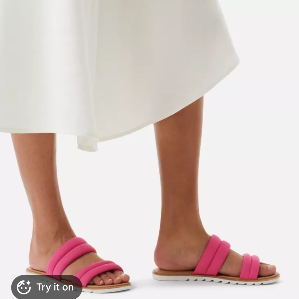 Sorel Ella II Puff Slide Sandal - Bright Pink